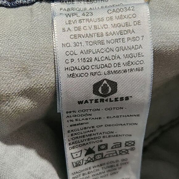 Levis Strauss Signature Jeans Size 32x34 Blue Relax Flex Moves With You. - Picture 11 of 11